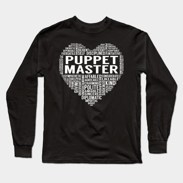 Puppet Master Heart Long Sleeve T-Shirt by LotusTee